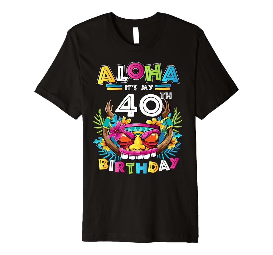 Amazon.com: 40th Birthday Aloha Hawaii Tiki Hawaiian Party
